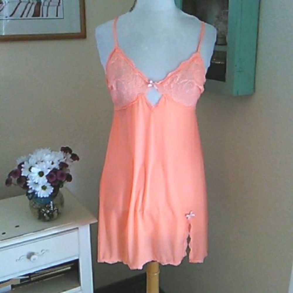 Victoria's Secret Peachy Chemise Nightie